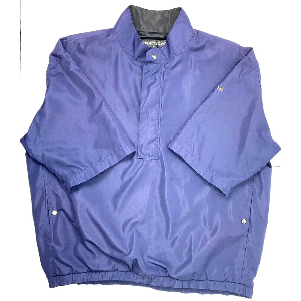 DryJoys By FJ FootJoy Men's XL Navy Blue 1/4 Zip Pullover‎ Golf Windbreaker